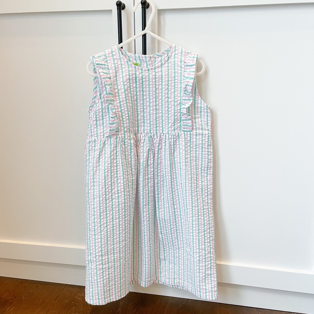 Smocked Auctions Girls Dress, Size 7